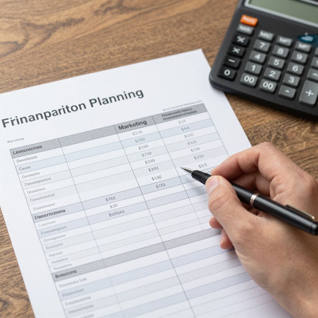 중장년 창업을 위한 개발비, 마케팅비, 운영자금 등 체계적 자금 계획 이미지
